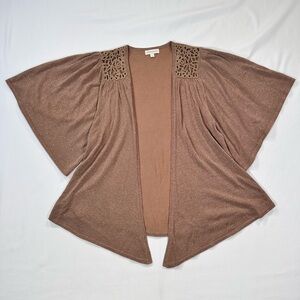 Monsoon shrug metallic size small bronze colour